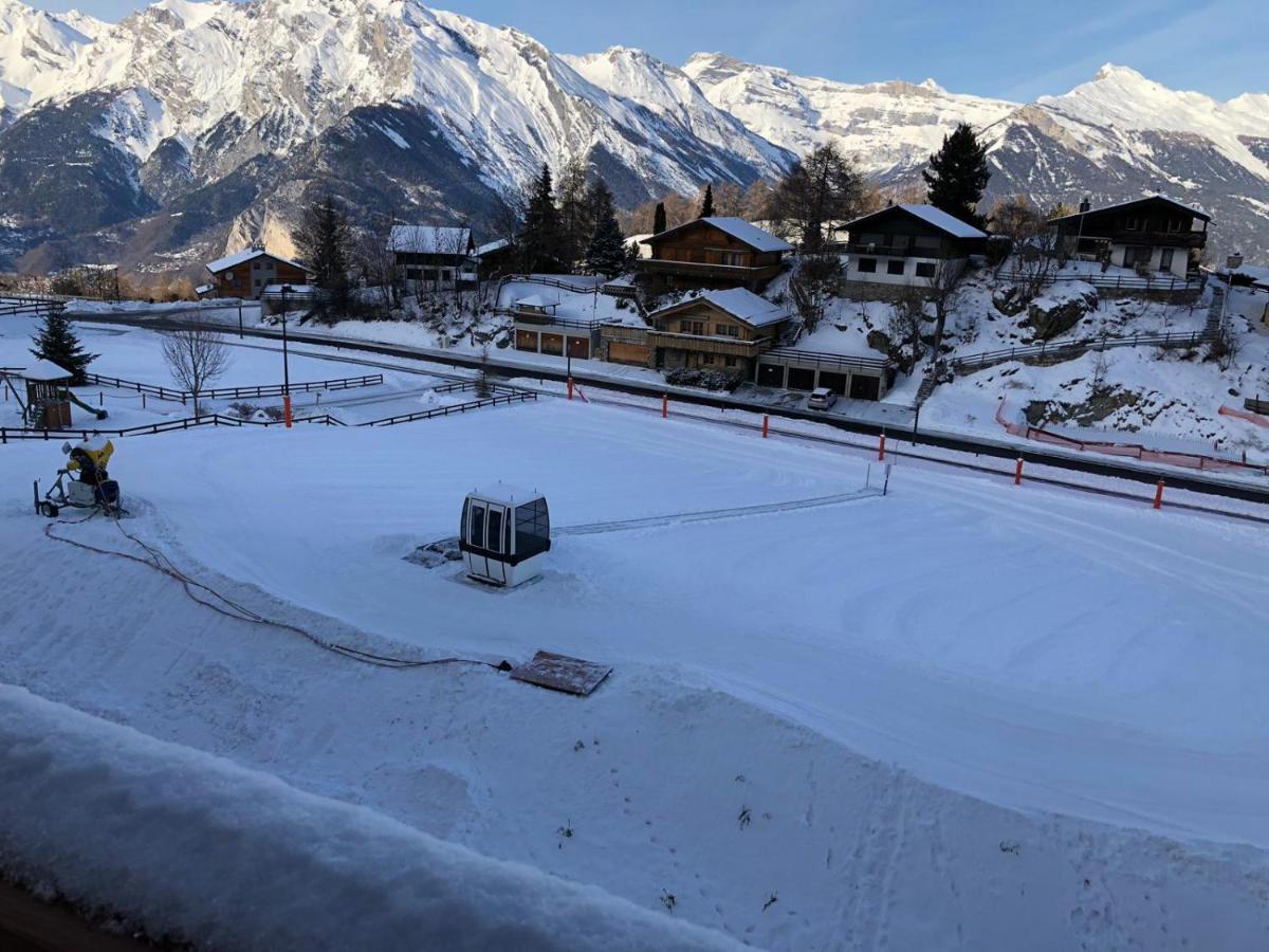 Appartement Haute Nendaz met fantastisch uitzicht Exterior foto